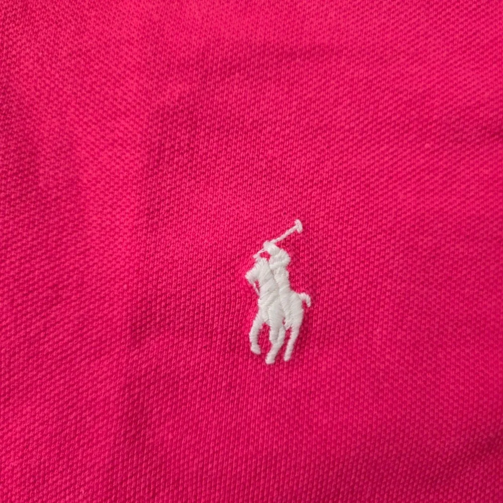 Polo Ralph Lauren Mens Classic Fit Pink Cotton Pique Short Sleeve Polo Shirt M